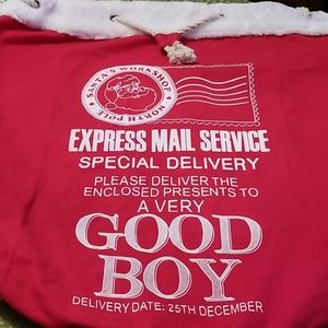 Holiday Santa Sack "GOOD BOY"
